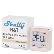 Carica l'immagine nel visualizzatore di Gallery, Shelly H&amp;T Gen3, sensore di temperatura e umidità Wi-Fi e Bluetooth