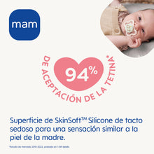 Carica l'immagine nel visualizzatore di Gallery, MAM - Set di 2 succhietti Supreme Night in silicone, S278, 2-6 mesi, rosa