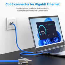 Carica l'immagine nel visualizzatore di Gallery, MOGOOD Connettori RJ45 Cat6 Passanti 10Gbps 50 Pz per Cavi Ethernet AWG24