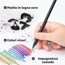 Carica l'immagine nel visualizzatore di Gallery, WISYOK Matite Arcobaleno, 24 Pezzi, 7 in 1, Multicolore