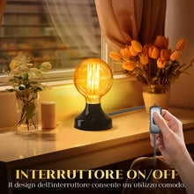 Carica l'immagine nel visualizzatore di Gallery, 2 portalampada E27 con spina e interruttore UK, 100 W massimo, cavo da 1,8 metri, portalampada vintage E27 per illuminaz