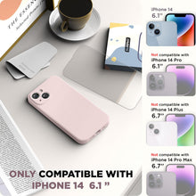 Carica l'immagine nel visualizzatore di Gallery, SURPHY Cover per iPhone 14 con 2 Pellicola Vetro Temperato (6,1"), Custodia per iphone 14 Silicone con Protezione Fotoca