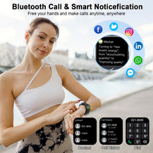 Carica l'immagine nel visualizzatore di Gallery, Smartwatch Uomo Donna, 1.95" Orologio Smartwatch con Chiamate Bluetooth, 110+ Modalità Sportive Fitness Tracker, Contapassi Watch con Sonno Cardiofrequenzimetro, IP68 Smart Watch per Android iOS, Nero