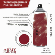 Carica l'immagine nel visualizzatore di Gallery, The Army Painter, Colour Primer Matt Black, 400 ml spray acrilico