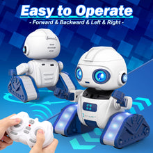 Carica l'immagine nel visualizzatore di Gallery, Ophy Robot Bambini, Funzione di Proiezione Innovativa, Robot Telecomandato con Controllo Gestuale, Occhi a LED, Musica, Robot Giocattoli per bambini e bambine di 3 4 5 6 7 8 9 10 11 12 anni