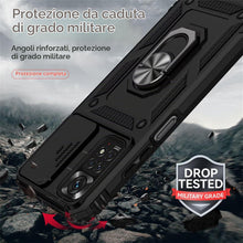 Carica l'immagine nel visualizzatore di Gallery, Cover per Xiaomi Redmi Note 11S 4G/Redmi Note 11 4G e 2 Vetro Temperato Custodia con Scorrevole Protezione Fotocamera Cu