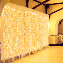 Carica l'immagine nel visualizzatore di Gallery, Zorela 600 LED 6Mx3M Tenda Luminosa Natale Esterno Interno Prolungabile Luci di Natale IP44 Impermeabile con 8 Modalità Tenda Luci Esterno per Natale, Giardino e Matrimonio