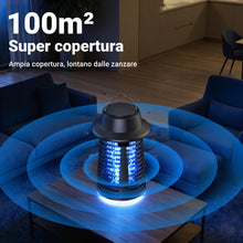 Carica l'immagine nel visualizzatore di Gallery, Lampada Antizanzare Elettrica, Lampada Zanzare Elettrico 4200V 20W UV, IPX6