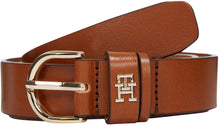 Carica l'immagine nel visualizzatore di Gallery, Tommy Hilfiger Donna Cintura Essential Effortless 2,5 cm Cintura in Pelle, Marrone (Cognac), 120 cm