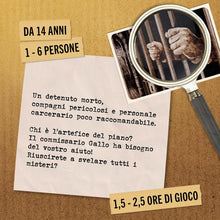 Carica l'immagine nel visualizzatore di Gallery, Hidden Games Luogo del Reato - Un piano perfetto - Italiano - Gioco investigativo realistico ed emozionante, tipo Escape Room da tavolo