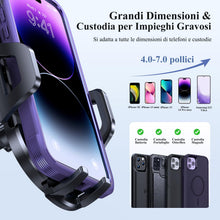 Carica l'immagine nel visualizzatore di Gallery, Miracase Porta Cellulare Auto, [Livello Militare Aspirazione Affidabile] Supproto Telefono Auto Universale, Per il Cruscotto &amp; Bocchette di Aerazione E Parabrezza Adatto a Tutti Smartphone