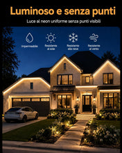 Carica l'immagine nel visualizzatore di Gallery, Striscia LED neon dimmerabile, luce calda impermeabile，5M