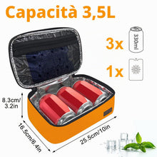 Carica l'immagine nel visualizzatore di Gallery, Gloppie - Mini Lunch Box Piccola Borsa per il pranzo per gli uomini Donne - Isolato LunchBox Termico Pranzo Scatole Pran