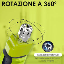 Carica l'immagine nel visualizzatore di Gallery, One Blade Lame per Naso e Orecchie compatibile con OneBlade, Sistema di Rotazione a 360°, Facile Pulizia (1 unità)
