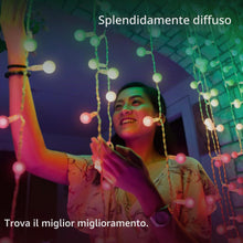 Carica l'immagine nel visualizzatore di Gallery, Twinkly MiniCaps, 100 Tappi in Silicone per Diffondere la Luce, Compatibili con Strisce Luci LED Smart, Diametro 15mm