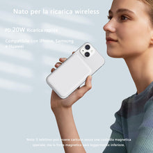 Carica l'immagine nel visualizzatore di Gallery, Liverchy Power Bank Magnetico for Magsafe - Compatibile con iPhone 17 16 15 14 13 12 Series Wireless Caricatore 10000mAh Portatile Powerbank Battery Pack Caricabatterie Rapida Batteria Esterna