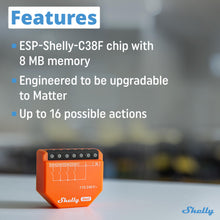 Carica l'immagine nel visualizzatore di Gallery, Shelly i4 Gen3 | Controller Wi-Fi a 4 Ingressi Digitali per Interruttori Intelligenti Shelly | 110–240 V | Illuminazione