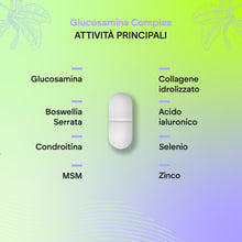 Carica l'immagine nel visualizzatore di Gallery, Glucosamina Condroitina MSM, Collagene con Acido Ialuronico