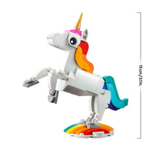 Carica l'immagine nel visualizzatore di Gallery, LEGO Creator 3 in 1 Unicorno magico 31140