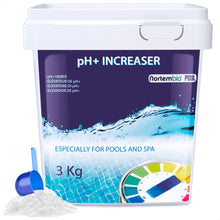 Carica l'immagine nel visualizzatore di Gallery, NORTEMBIO POOL Aumentatore di pH Plus 3 kg – Correttore Naturale del pH per Piscine e Spa – Migliora la Qualità dell’Acq