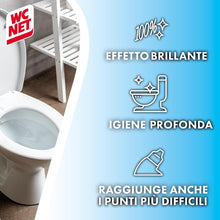 Carica l'immagine nel visualizzatore di Gallery, Wc Net Candeggina Gel Ocean Fresh: Detergente WC Azione Sbiancante 700ml x3