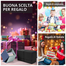 Carica l'immagine nel visualizzatore di Gallery, Aolso Deck Box,Magnetic Flip Deck Box Magic con Capacità di 100 Cartes Collezionabili,Scatola Porta Carte per Carte da C