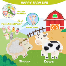 Carica l'immagine nel visualizzatore di Gallery, Quanquer Busy Book per Bambini Piccoli Farm Busy Board Giocattolo Montessori per Bambini di 1 2 3 Anni Attività di Apprendimento Prescolare, Giocattoli da Viaggio per Bambini Piccoli（Versione inglese）