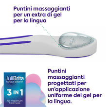 Carica l'immagine nel visualizzatore di Gallery, Kit Pulisci Lingua - Raschietto e Gel 50 ml - contro Alitosi