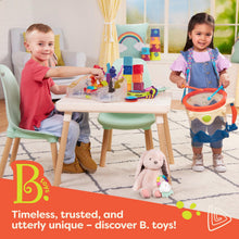 Carica l'immagine nel visualizzatore di Gallery, B. LucKeys - 4 Chiavi Auto Giocattolo strutturate per Neonati e Bambini - Blu - Torcia elettrica e 3 Suoni Auto - Non tossico - Giocattoli interattivi per dentizione - 10 Mesi +