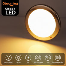 Carica l'immagine nel visualizzatore di Gallery, 12V Lampada da Soffitto LED Camper 3 CCT 2700K/4000K/6000K Commutabile e Dimmerabile Plafoniera per Auto Caravan Barca Y