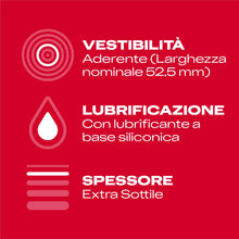 Carica l'immagine nel visualizzatore di Gallery, Durex SuperSottile, Preservativi Super Sottili, Vestibilità Aderente, 10 Profilattici