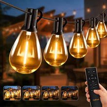 Carica l'immagine nel visualizzatore di Gallery, HeiPard 10M Catena Luminosa Esterno con Telecomando RF, 15+1 Lampadine LED