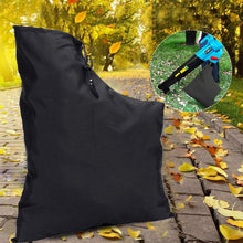 Carica l&#39;immagine nel visualizzatore di Gallery, Borsa per Soffiare le Foglie, Sacchetto Per Aspirafoglie, Sacchetto Per Foglie Con Cordino, Sacco di Raccolta per soffiatore di Foglie, Aspirafoglie Borsa Conservazione per Giardino Cortile (nero)
