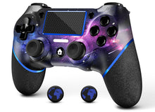Carica l'immagine nel visualizzatore di Gallery, AceGamer Controller wireless per PS4, controller di gioco compatibile con PS4/Pro/Slim/PC Gamepad con pulsante turbo/posteriore/doppia vibrazione/sensore giroscopio a 6 assi/touch panel