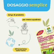 Carica l'immagine nel visualizzatore di Gallery, Albagarden - Esca Lumachicida Pronto Uso - Fosfato Ferrico Elimina Lumache e Limacce - Resistente alla Pioggia - Polvere