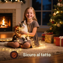 Carica l'immagine nel visualizzatore di Gallery, Ymenow Luci LED a Batteria, 6 pezzi 2M 20 LED filo di rame lucine per bottiglie di vino luci per bottiglie di vino con t