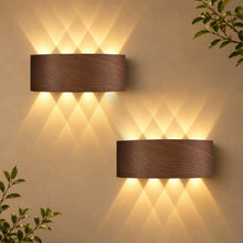 Carica l'immagine nel visualizzatore di Gallery, 2 Pezzi Applique da Parete LED per Interni, 8W Up Down Lampada da Parete