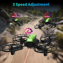 Carica l'immagine nel visualizzatore di Gallery, LE-IDEA Rimovibile Drone con Modalità Competizione a Infrarossi per Principianti, Mini Drone con 3D-Flip Decollo/Atterraggio con un 1 Pulsante 3 Modalità di Velocità, Velivolo Didattico con 2 Batterie