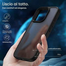 Carica l'immagine nel visualizzatore di Gallery, JETech Cover Opaca 5 in 1 per iPhone 16 Pro, Nero