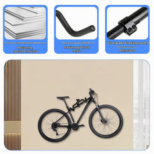 Carica l'immagine nel visualizzatore di Gallery, Porta Bici da Muro - Appendi Bici da Muro - Supporto Bici da Muro, Portata di 30 kg, 360° Girevole ed Estraibile, Pieghe