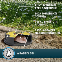 Carica l'immagine nel visualizzatore di Gallery, NOPE! Ammazza Formiche – 2 x 2 Casette Trappola Insetticida Antiformiche – 40g – Esche Pronte all’Uso per Interni ed Esterni – Fino a 4 Settimane di Protezione