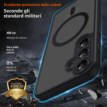Carica l'immagine nel visualizzatore di Gallery, Pnakqil Magnetica Cover per Samsung Galaxy S23 FE Compatibile con MagSafe con 2 Vetro Temperato,Custodia Traslucida Opac
