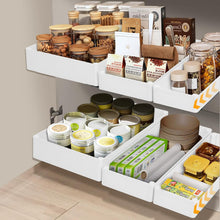 Carica l'immagine nel visualizzatore di Gallery, VINATO 3 Cassetti Estraibili Cucina, Cassetto Estraibile Dispensa, Bianco