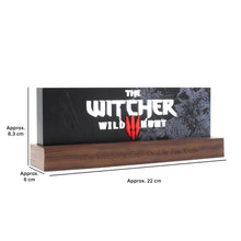Carica l'immagine nel visualizzatore di Gallery, Neamedia The Character Company The Witcher III: Wild Hunt Lampada con Logo, Licenza Ufficiale, Lampada a LED per Il Sogg