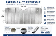 Carica l'immagine nel visualizzatore di Gallery, Parasole Auto Parabrezza Anteriore Flessibile, Parasole Macchina Pieghevole-Pop Up Riflettente Anti UV, Telo Protezione 