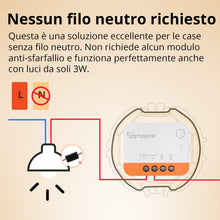 Carica l'immagine nel visualizzatore di Gallery, SONOFF ZBMINIL2 Interruttore Smart Zigbee, Senza Neutro, Mini Modulo Relè per Luci, Controllo 2 Vie, Compatibile Alexa &amp;