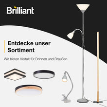 Carica l'immagine nel visualizzatore di Gallery, Lampada BRILLIANT Sofia spot da parete ferro/cromo | 1x D45, E14, 40W, adatto per proiettori a caduta (non inclusi) | Sc