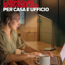 Carica l'immagine nel visualizzatore di Gallery, Honeywell HWT-H2 Sunturalux Lampada da Scrivania LED con Protezione Degli Occhi, 3 Modalità di Illuminazione (Nero)