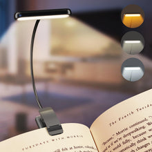 Carica l'immagine nel visualizzatore di Gallery, iFalarila Luce da Lettura Ricaricabile con Cavo Tipo-C, 12 LED Lampada da Lettura con Clip [3 Colore e 10 Luminosità] La
