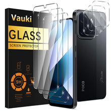 Carica l'immagine nel visualizzatore di Gallery, Vauki Vetro Temperato per Xiaomi Poco C85 Pellicola Protettiva con Protezione Fotocamera [3+3 Pezzi] Durezza 9H Anti-imp